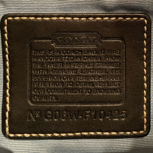 Coach EUC πHost Pick x2π flap shoulder bag- Signature grey, black with silver - Picture 12 of 14